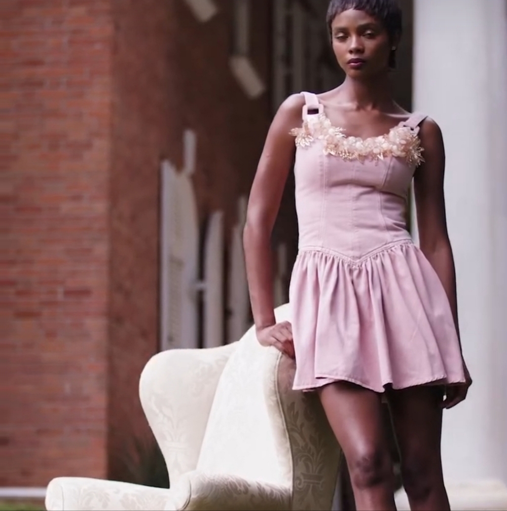 Patbo Denim Mini Dress - Picture 14 of 16